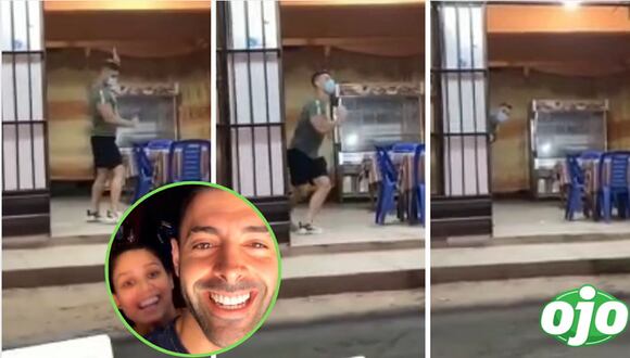 Andrea San Martín graba en divertido momento a Sebastián Lizarzaburu y refleja que se llevan bien | OJO