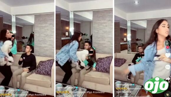 Melissa Paredes hace divertido parodia en Tik Tok con Rodrigo Cuba por el Día del Padre | ojo