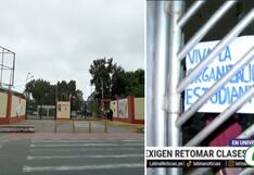 Toma de San Marcos: Estudiantes toman universidad por suspensión de clases presenciales | VIDEO