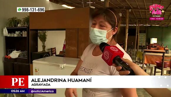 Puente Piedra: trabajadora amenaza y golpea a dueños de restaurante