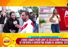 Hincha peruana se sincera EN VIVO y sorprende con reveladora confesión: “Que me boten del trabajo, si sale Messi me quedo” (VIDEO)