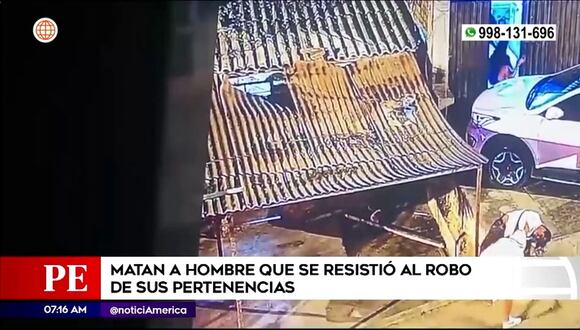 SJL: Asesinan a hombre por no dejarse robar