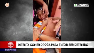 Callao: hombre intentó ingerir droga para evitar ser detenido por la Policía (VIDEO)