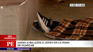 Asesinan a balazos a joven en la zona de Huáscar, en San Juan de Lurigancho (VIDEO)