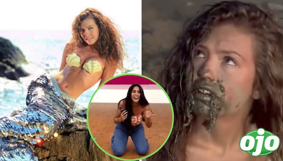 Melissa Paredes recrea famosa escena de Thalía en ‘Marimar’ | OJO