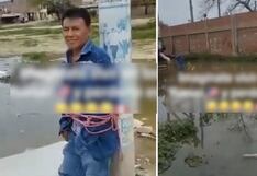 Vecinos secuestran a trabajador de SEDAPAL y exigen una rápida solución ante fuga de agua