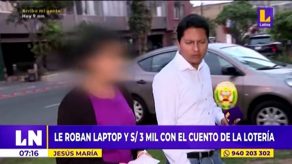 Estafan a joven con cuento de la lotería