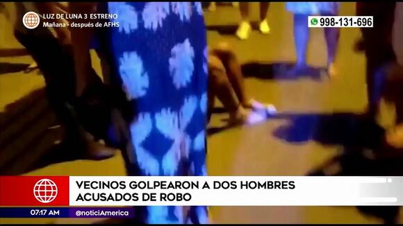 Vecinos golpean a ladrón