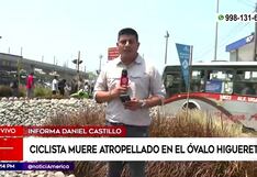 Anciano que manejaba bicicleta muere atropellado en el óvalo Higuereta (VIDEO)
