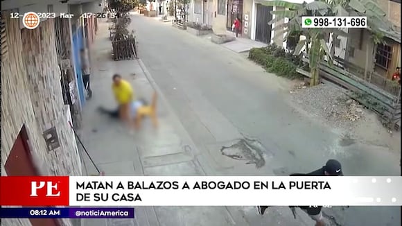 Abogado es asesinado en la puerta de su casa