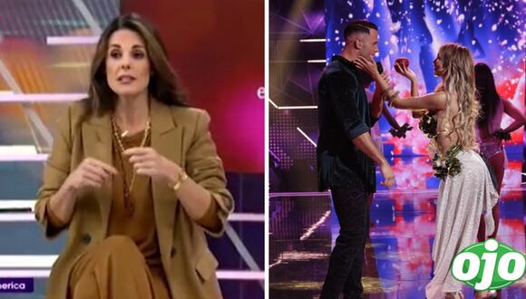 Rebeca Escribens se pone nerviosa al hablar de Fabio Agostini: “Yo le pongo 15” | ojo