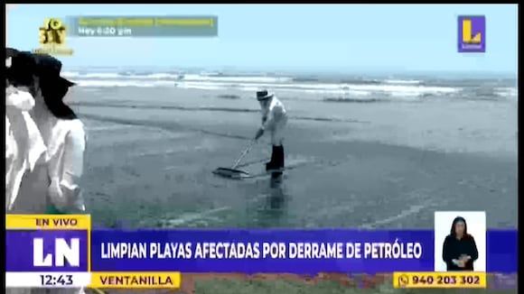 Playa de Ventanilla contaminada