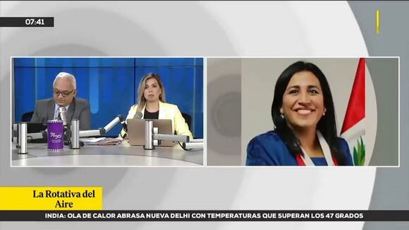 Declaraciones de la congresista Flor Pablo