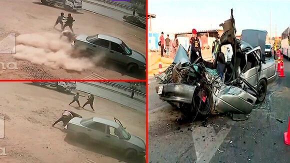 SJM: Delincuente fallece en su intento de fuga tras asaltar a transportistas extranjeros