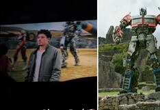 Peruanos estallan de emoción al ver a los ‘Transformers’ en Machu Picchu
