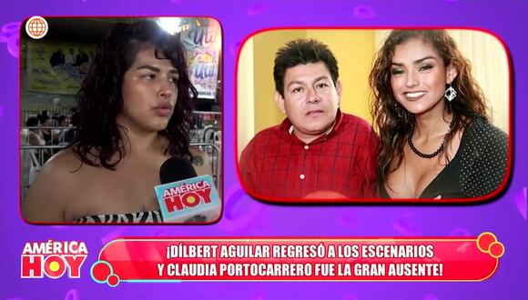 Esposa de Dilbert Aguilar sobre Claudia Portocarrero