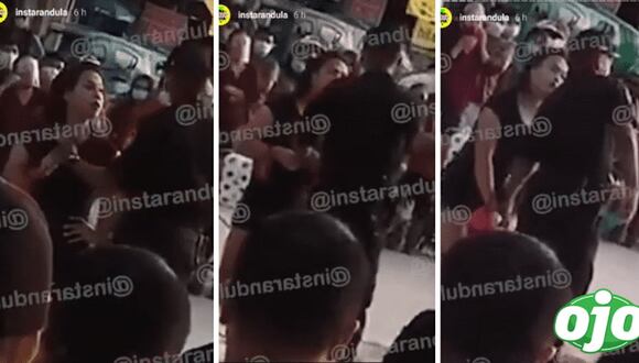 Dayanita vuelve a no usar mascarilla en show callejero y policía intentó intervenir | OJO