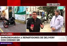 Repartidores de delivery deberán empadronarse en Miraflores (VIDEO)