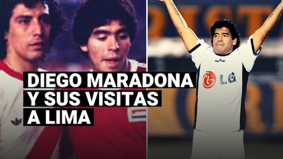 Diego Armando Maradona: un breve repaso de sus visitas a Lima
