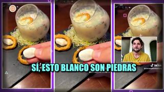 Chef visitó restaurante de Nicola Porcella en México y le sirvieron una copa de ceviche con piedras como decoración