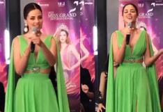 Luciana Fuster cautiva al cantar ‘Despacito’ en su presentación en el Miss Grand International 2023 (VIDEO)