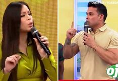 Sheyla Rojas no soporta las críticas de Christian Domínguez y le recuerda sus operaciones