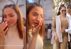 “Yo quería hombre”: Melissa Lobatón llora desconsoladamente en revelación del sexo del bebé de Melissa Klug