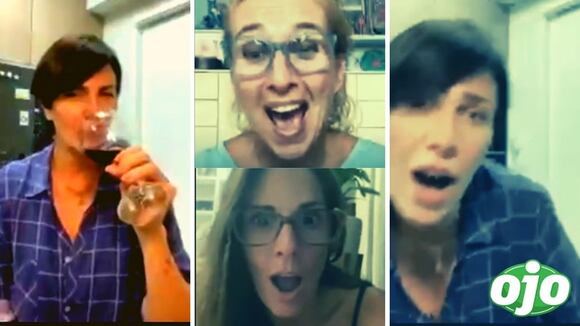 Almendra Gomelsky en zoom con Rebeca Escribens, Katia Condos | diario OJO