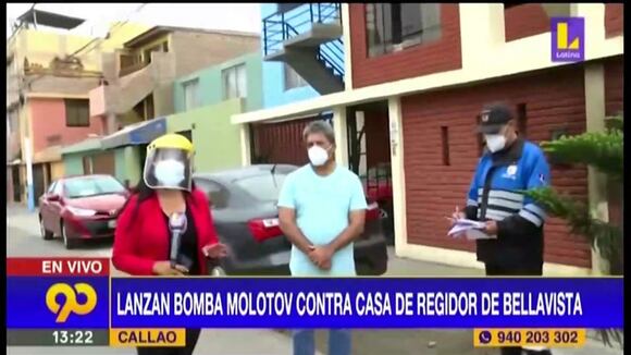 Callao: atentan contra el auto de regidor municipal de Bellavista con una bomba molotov