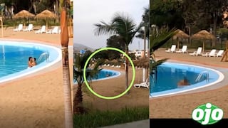 Pareja ‘inaugura’ playa artificial de San Juan de Lurigancho y tiene encuentro íntimo: “Lo usan como ‘telo’”