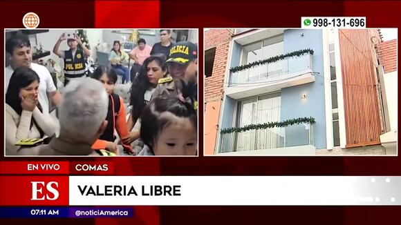 Valeria: informe en vivo