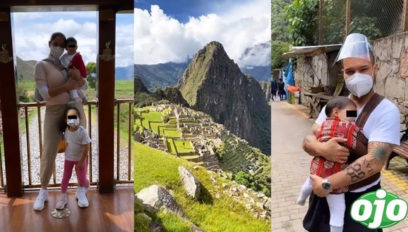 Karen Schwarz y Ezio Oliva visitan Machu Picchu - diario ojo