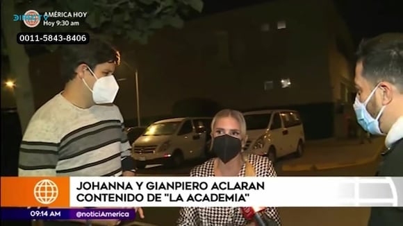 Johanna San Miguel y Gian Piero Díaz aclaran el contenido de "La academia"