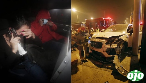 Surquillo: jovencitas agarran camioneta de su amigo, la chocan - OJO