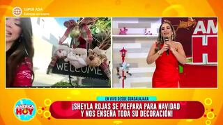 Sheyla Rojas muestra su impactante decoración por Navidad en su casa: Tiene un árbol de 5 metros (VIDEO)