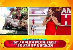 Sheyla Rojas muestra su impactante decoración por Navidad en su casa: Tiene un árbol de 5 metros (VIDEO)