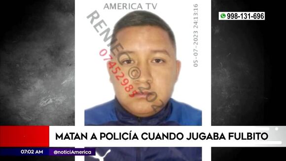 Asesinan a policía cuando jugaba fulbito