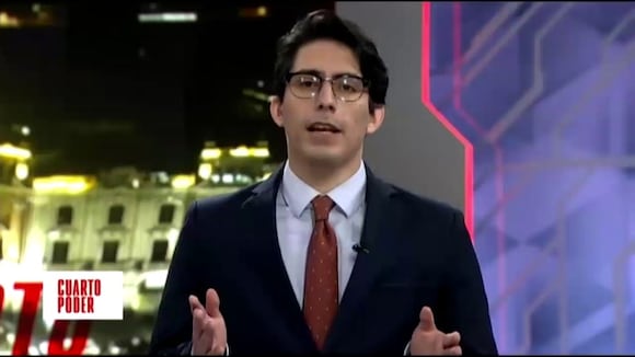 Sebastián Salazar y sus palabras de agradecimiento antes de finalizar Cuarto Poder | OJO