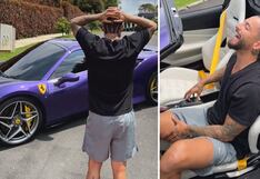 Maluma se emociona al revelar su nuevo auto Ferrari: “Nunca dejen de soñar”