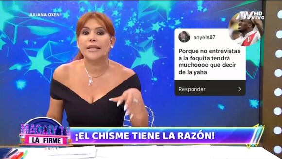 Magaly Medina habla sobre la posibilidad de entrevistar a Jefferson Farfán