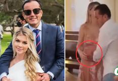 Video de Richard Acuña acariciando el vientre de Brunella confirmaría embarazo