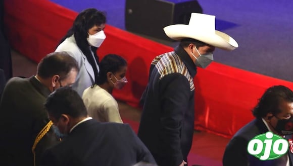 OJO | Llegada de Pedro Castillo a ceremonia de acción de gracias por el Perú
