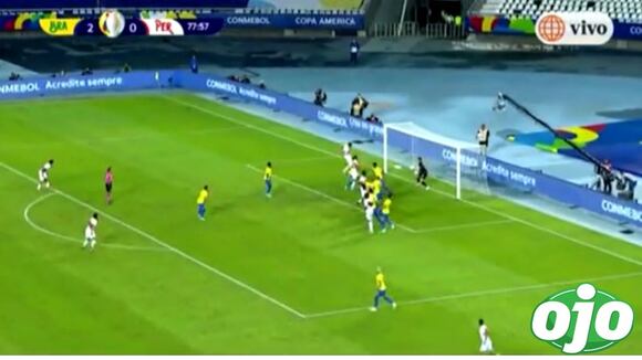 Perú vs. Brasil: Valera pudo descontar para Perú | Diario OJO