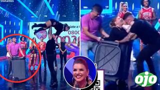 EEG: Meten a Johanna San Miguel en un tacho de basura: “La pusieron en su sitio”