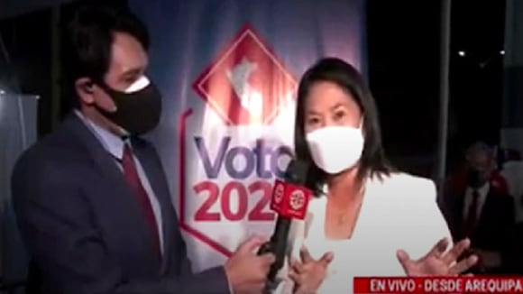Keiko Fujimori tras el debate presidencial: “Yo he hablado desde mi corazón” | ojo