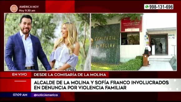 Alcalde Álvaro Paz de la Barra y Sofía Franco involucrados en denuncia por violencia familiar