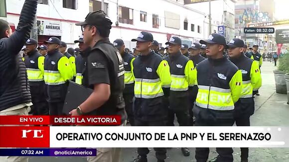 La Victoria: Operativo en Gamarra