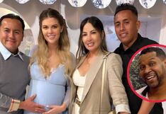 Christian Cueva fue ‘troleado’ por Giselo en el baby shower de Brunella Horna: “No, con cerveza no” (VIDEO)