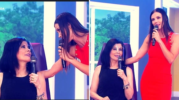 Maju Mantilla alienta a Olga Zumarán