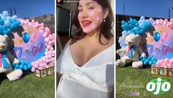 Lesly Castillo se alista para hacer la “revelación de sexo” de su bebé | OJO